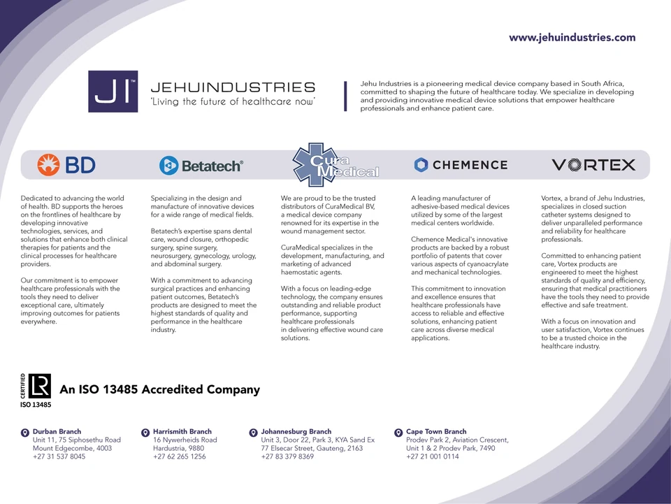 Exhibition advert · the archive artwork brings the company introduction and partner offer into a compact format.