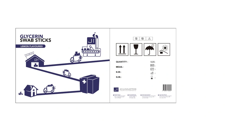 Outer carton communication completes the packaging set.