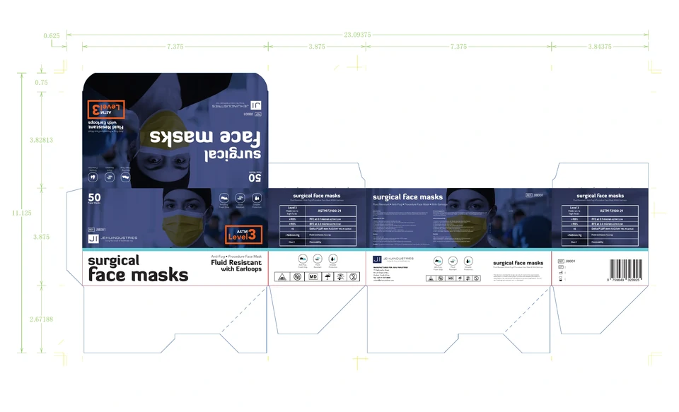 Procedure face masks · With earloops · source carton artwork.