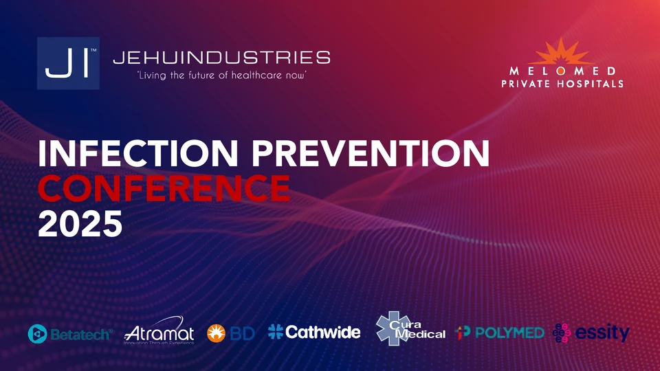 Melomed Infection Prevention Conference 2025 screen graphic.