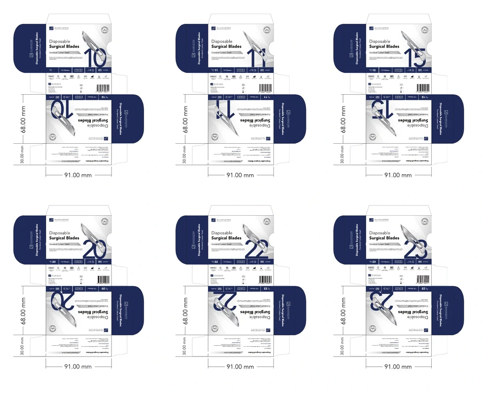 The amended source sheet coordinates six blade numbers within one packaging system.